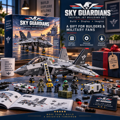 🔥 Last Day 50% OFF ✈️ Sky Guardians™ SG-17 Tactical Jet Building Set