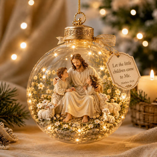 🔥Last Day 50% OFF - Illuminated Christian Scripture Keepsake Ornaments
