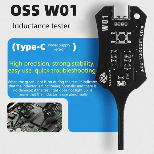 Type-C Inductance Tester Motherboard Coil Tester, Electronic Circuit Board Inductor Detector