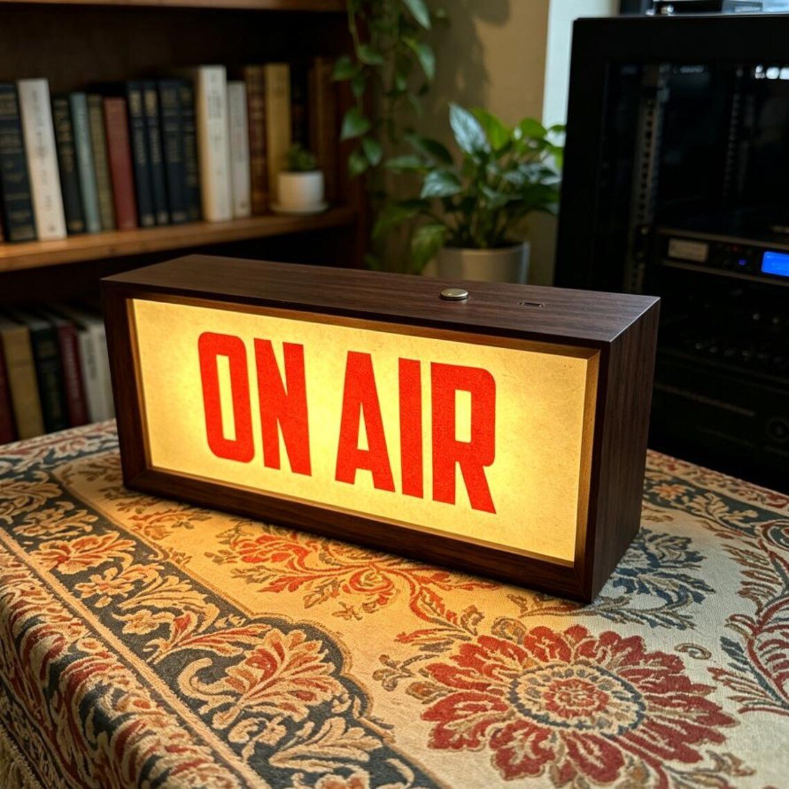 ON AIR Sign Lamp, Podcast Box Sign