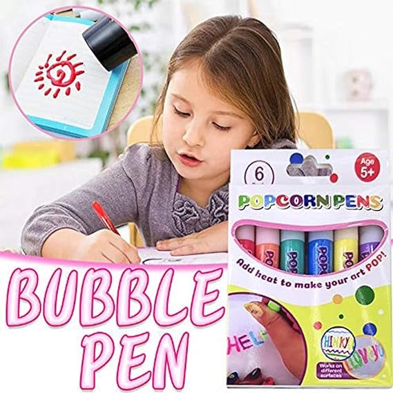 🎁🔮Magic Pen – Draw 3D with one stroke!🎄 DIY Bubble Popcorn Drawing Pens& Buy 3 Pay 2 🔥