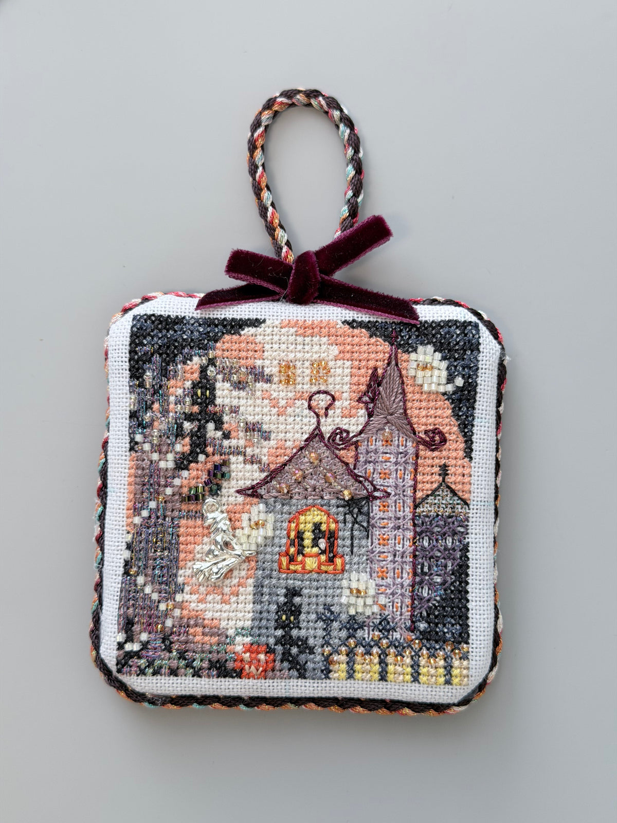 🎃Halloween Cross Stitch Kit – Beginner Friendly