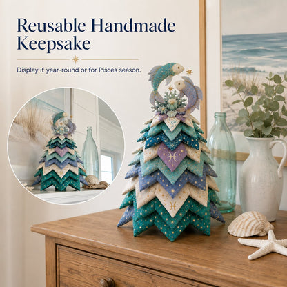 ⏳ Last Day 49% OFF – ♓ Beginner-Friendly DIY Layered Pisces Zodiac Quilted Tree Kit | Complete Kit with All Tools & Step-by-Step Guide Included 💕