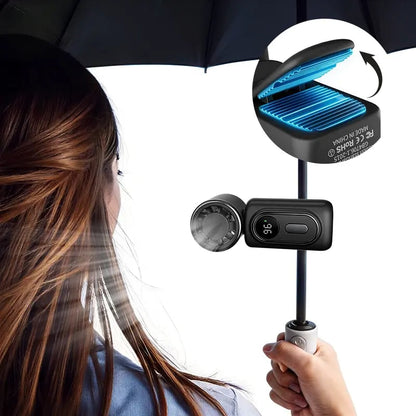 🌬️New Arrival 50% OFF🌬️ Mini Portable Handheld Clip Fan – 3-in-1 Rechargeable 3000mAh Battery 🔋
