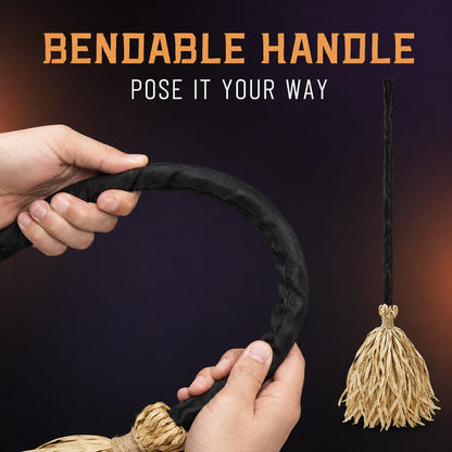 Magic Dancing Witch Broom – Animated Halloween Decor