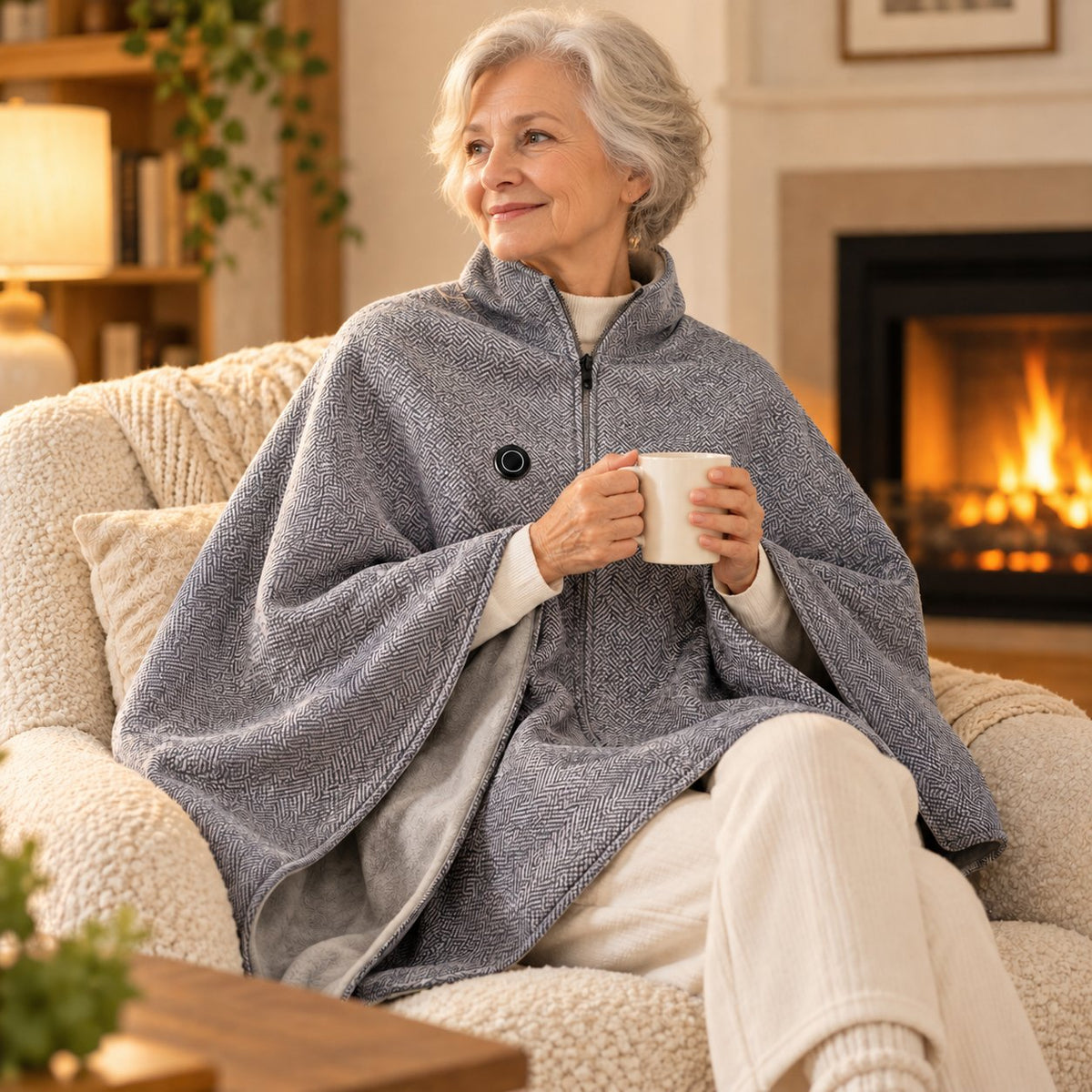 ❄️ LAST CHANCE 50% OFF - Heated Wearable Blanket – Stay Warm at Your Desk Without Bulky Layers 🔥