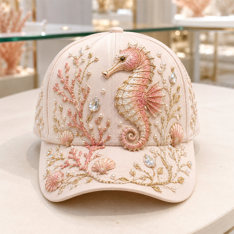 🔥 Last Day 49% OFF – 🌊 3D Ocean Creatures Embroidery Cap