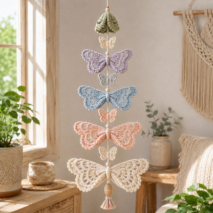 🔥LAST DAY 50% OFF - 🦋Butterfly Garden Cascade DIY Crochet Kit