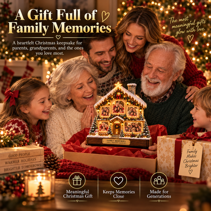 ✨ Last Day 49% OFF-🎁Home Sweet Home Memory Lamp – Illuminated Family Photo Christmas Keepsake Decor❤️