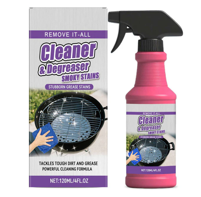 🔥 Buy 2 Get 1 Free  🧼 Powerful Grill Degreaser Spray – Kitchen Grease Killer & Heavy-Duty Clean✨