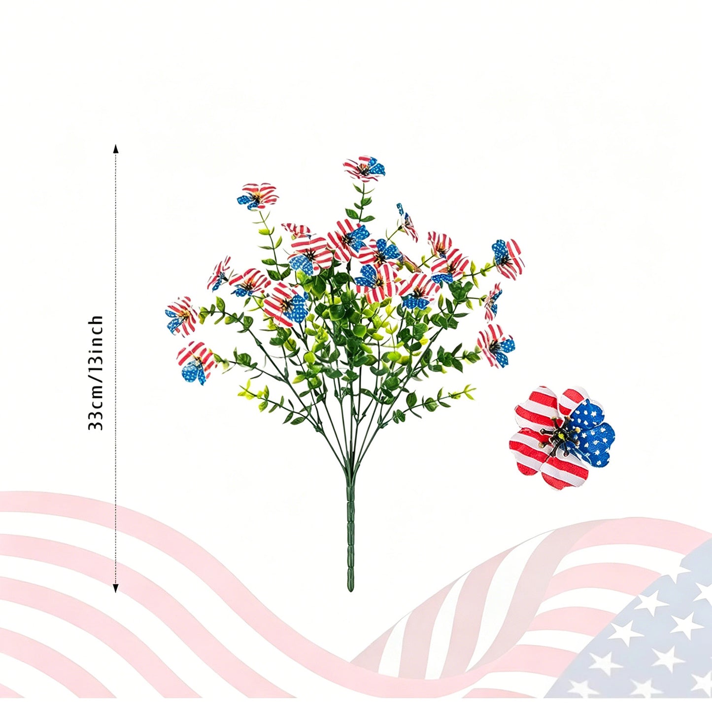 🔥🇺🇸 July 4th Sale 60% OFF Patriotic Artificial Blooms💐