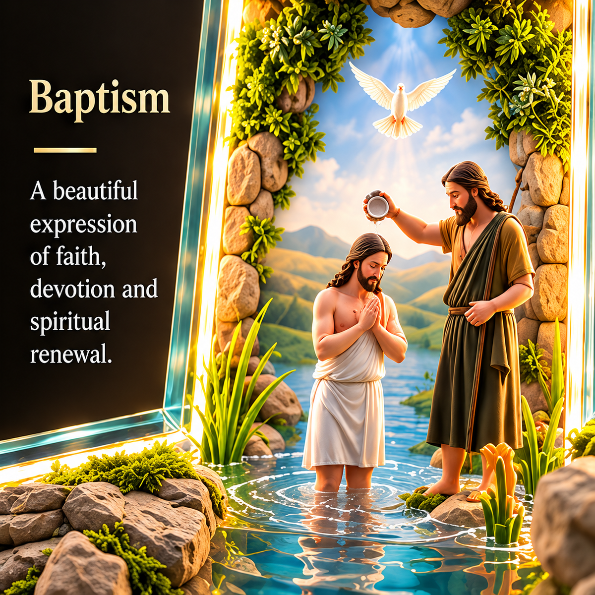 ✨ Last Day 49% OFF!✝️The Story of Jesus in 6 Scenes Cross Lamp