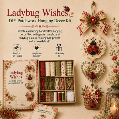 🔥Last Day BUY 3 GET 1 FREE✨ DIY Patchwork Hanging Decor Kit | A Heartfelt Handmade Decoration Full of Love & Memories