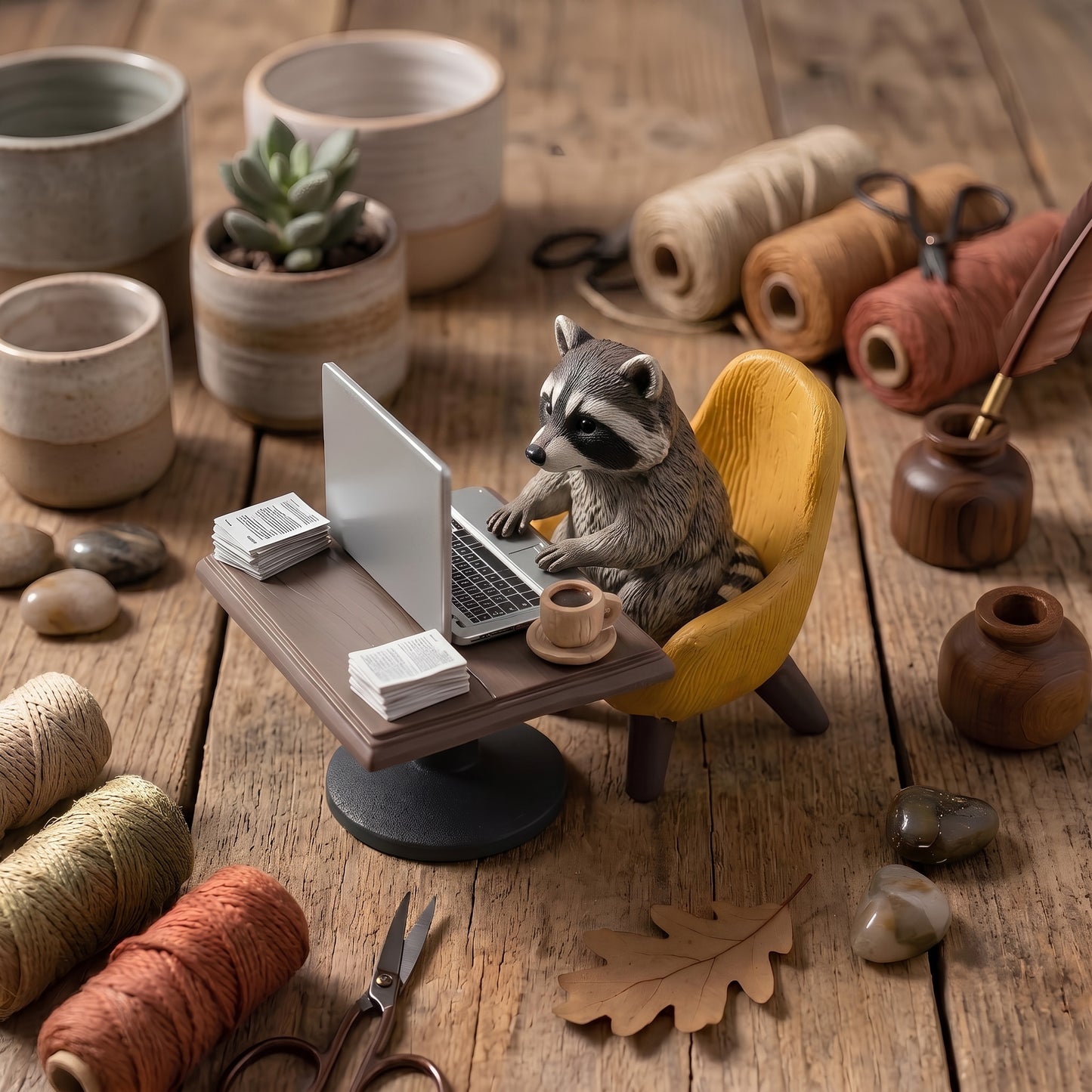 🐂🦝Animal-Themed Office Miniatures – Creative Desk Decor & Fun Gifts🥰💗