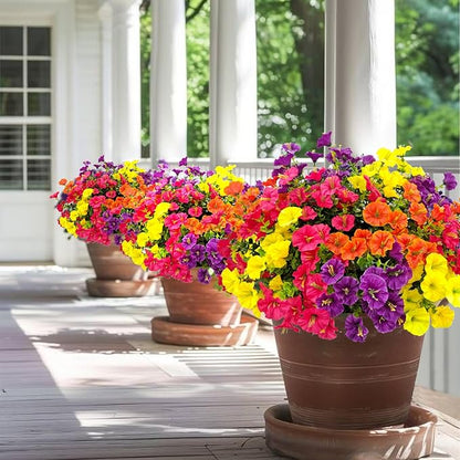 💥Upgraded high-end material🌸UV-resistant and non-fading morning glory