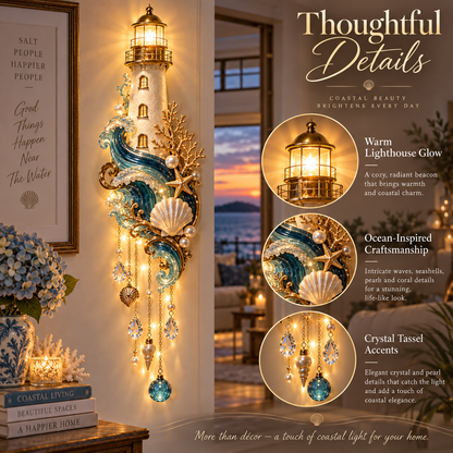 🔥Last Day 49% OFF🗼🌊 Lighthouse Tide Wall Light™ – Lighted Coastal Wall Decor