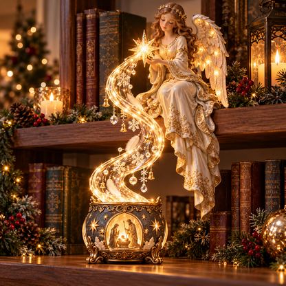 ✨Last Day 49% OFF✨Heavenly Angel Nativity Starfall Light
