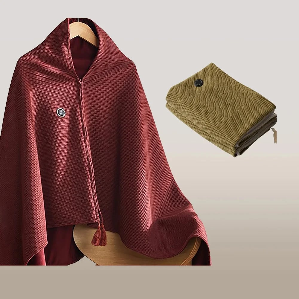 ❄️ LAST CHANCE 50% OFF - Heated Wearable Blanket – Stay Warm at Your Desk Without Bulky Layers 🔥