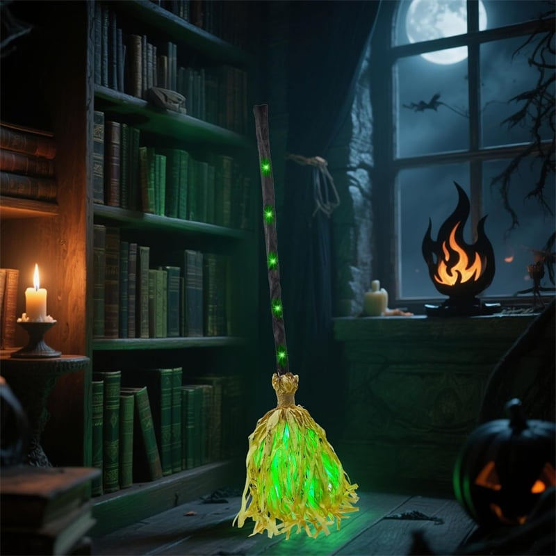 🔥Last Day 49% OFF - 🎃🧹Floating Witch's Broom –Haunted Dancing Moving Broom(📦Buy 2 Free Shipping)