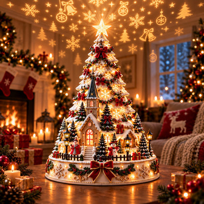 💯 60,000+ Sold - 🎄MerryRealm™ Christmas Village Lightscape Tree