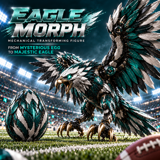 🦅⚡ EagleMorph – Egg to Eagle Transforming Mechanical Figure