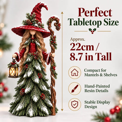🧙Whimsical Christmas Witch Resin Figurine Collection🎅✨
