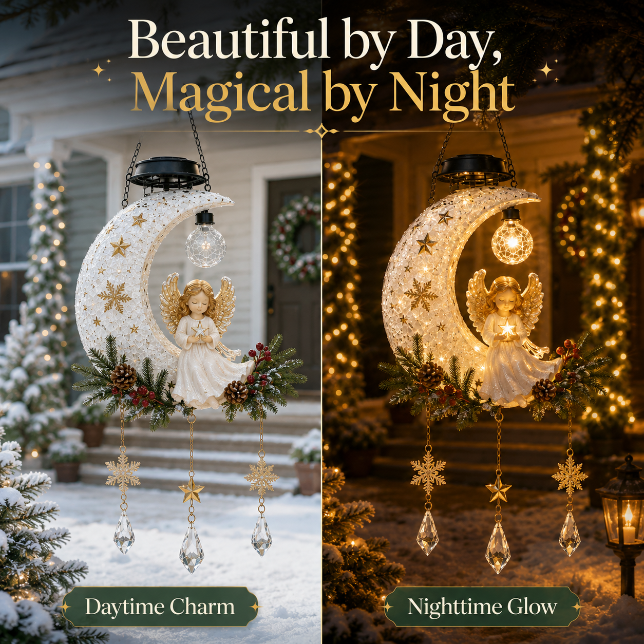 🎁 Today Only: Get 49% Off👼 Christmas Angel Moon Light