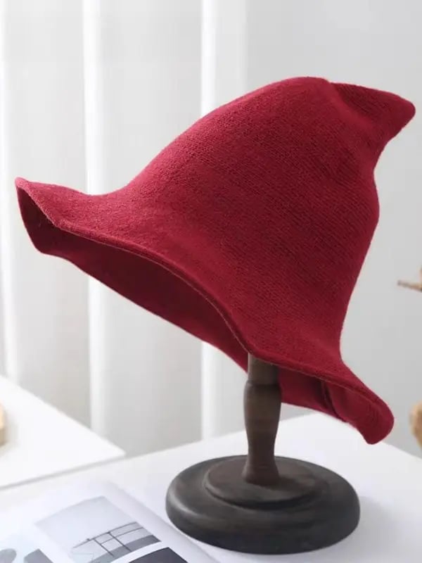 🧙 Knitted Wizard Hat  - ✨ Cozy Halloween Fantasy Costume Accessory(📦Buy 2 Free Shipping)