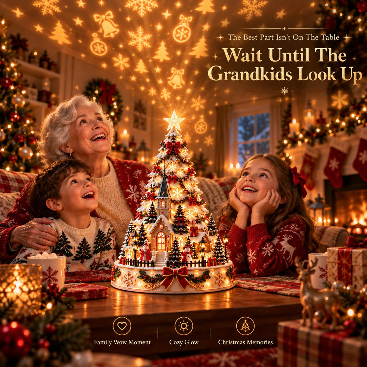 💯 60,000+ Sold - 🎄MerryRealm™ Christmas Village Lightscape Tree