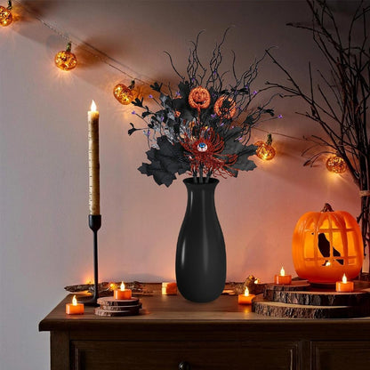 🎃Dark Gothic Halloween Stems – Perfect for Centerpieces, Mantels & Vases