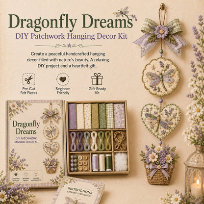 🔥Last Day BUY 3 GET 1 FREE✨ DIY Patchwork Hanging Decor Kit | A Heartfelt Handmade Decoration Full of Love & Memories