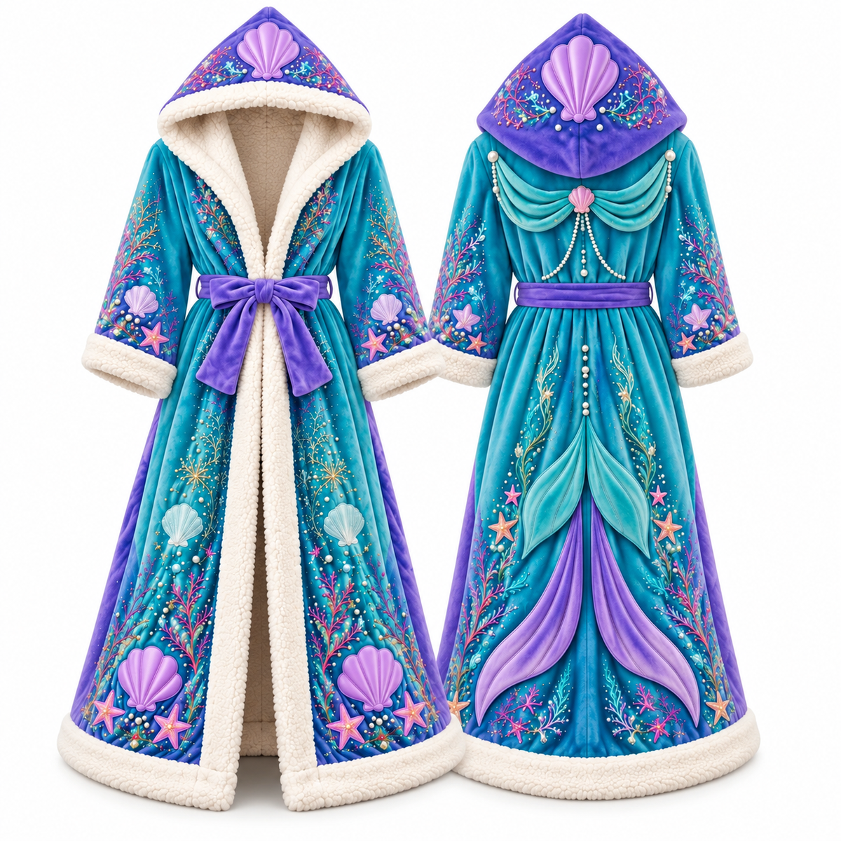 👑 Cotitoc™ Heated Princess Robe – Cozy warmth for cold days