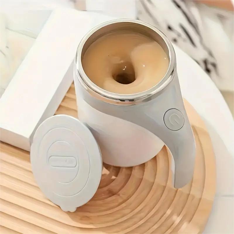 ☕ Automatic Stirring Electric Coffee Mug | 380ml Magnetic Rotating Reusable Travel Cup