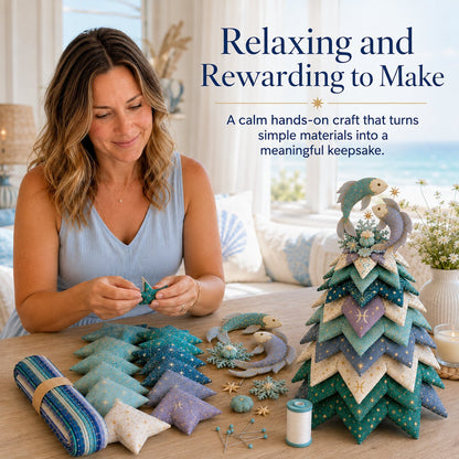 ⏳ Last Day 49% OFF – ♓ Beginner-Friendly DIY Layered Pisces Zodiac Quilted Tree Kit | Complete Kit with All Tools & Step-by-Step Guide Included 💕