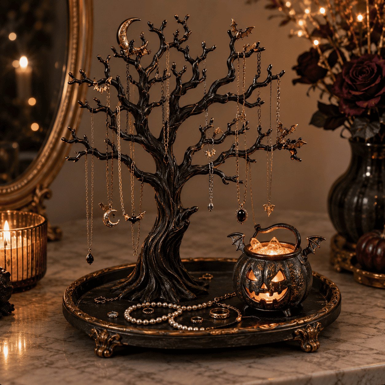 🔥Last Day 50% OFF - 💍✨Illuminated Jewelry Tree Organizer(📦Buy 2 Free Shipping)