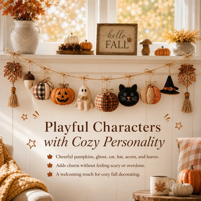 🔥HOT SALE 49% OFF - 🍂Cozy Fall Fabric Garland🎃