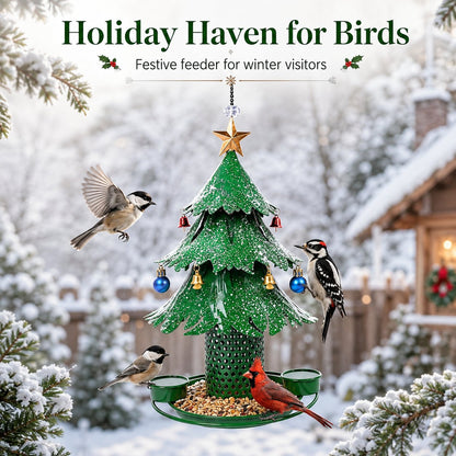 🎄Christmas Tree Bird Feeder - 🐦✨Festive Backyard Holiday Decor