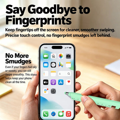 ✍️5-in-1 Multifunction Ruler Stylus Pen – 0.5mm Writing & Marker Tool