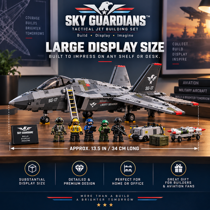 🔥 Last Day 50% OFF ✈️ Sky Guardians™ SG-17 Tactical Jet Building Set