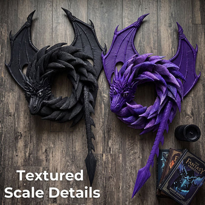 Last day 50% OFF-🐉Handmade Dragon Wreath