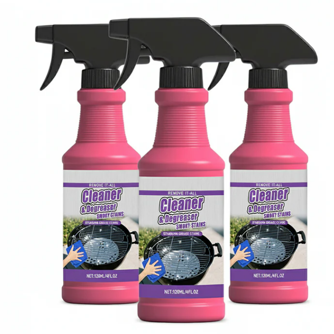🔥 Buy 2 Get 1 Free  🧼 Powerful Grill Degreaser Spray – Kitchen Grease Killer & Heavy-Duty Clean✨