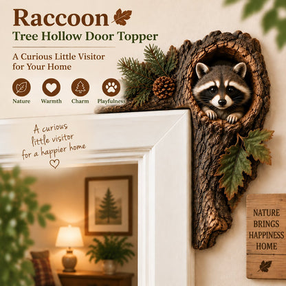 🐿️🌿Chipmunk Tree Hollow Door Topper | Woodland Animal Doorway Decor For Cozy Nature Homes