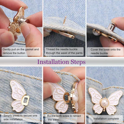8-Pack Detachable Butterfly Clips🦋