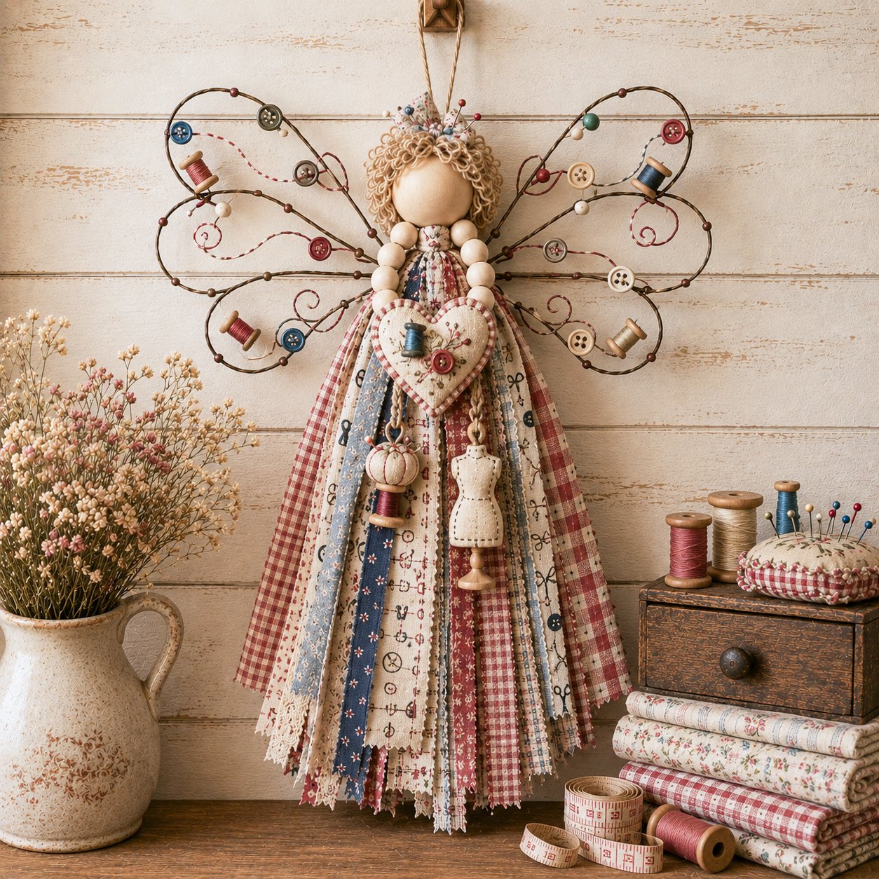 🪽 Angel Fabric Hanging DIY Kit