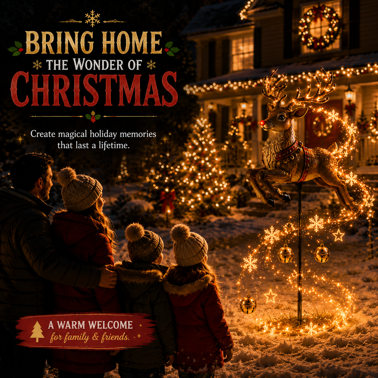 🎅Christmas Early Discount 49% Off🎄✨Christmas Magic Garden Collection - Transform Your Yard Into A Winter Wonderland With Enchanted Flowing Lights