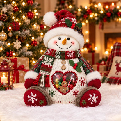 ⏰LAST DAY 50% OFF 💯🎅 Refillable Christmas Figurine Treat Holder 🍬