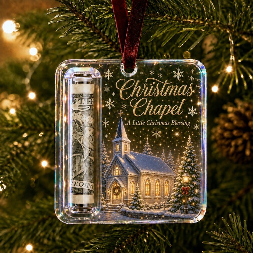 🎄💵Christmas Cash Gift Ornament- Make Cash Feel Like A Real Christmas Gift