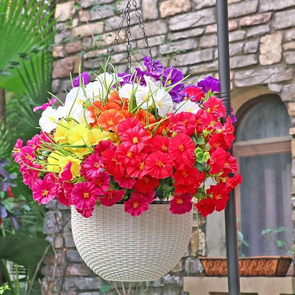 💥Upgraded high-end material🌸UV-resistant and non-fading morning glory