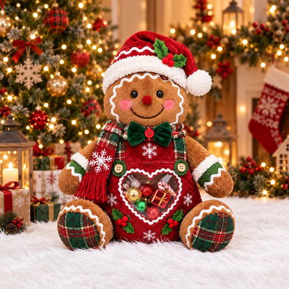 ⏰LAST DAY 50% OFF 💯🎅 Refillable Christmas Figurine Treat Holder 🍬