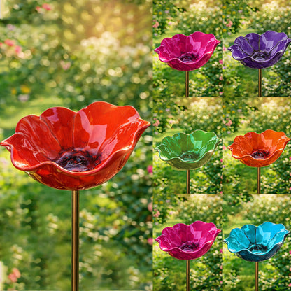 🔥2026 Muttertagsgeschenke 50% Rabatt🔥Handgemachter Blumen-Gartenstecker aus Metall🐦